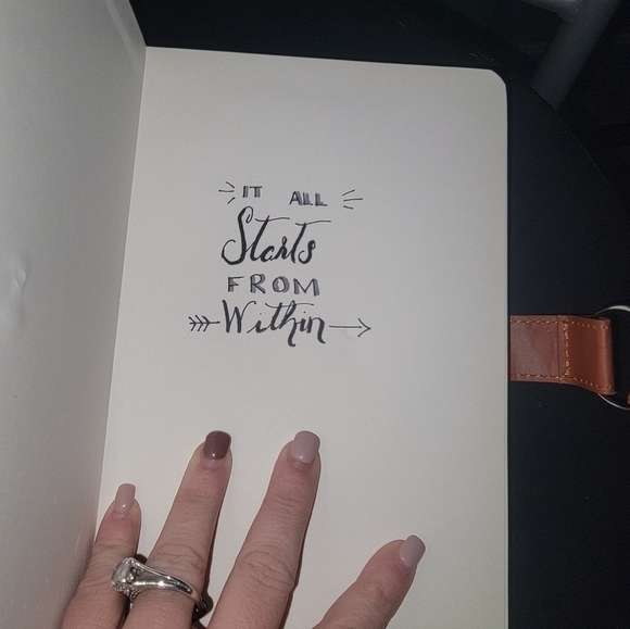 LEATHER Bound Motivational Journal - Picture 2 of 4